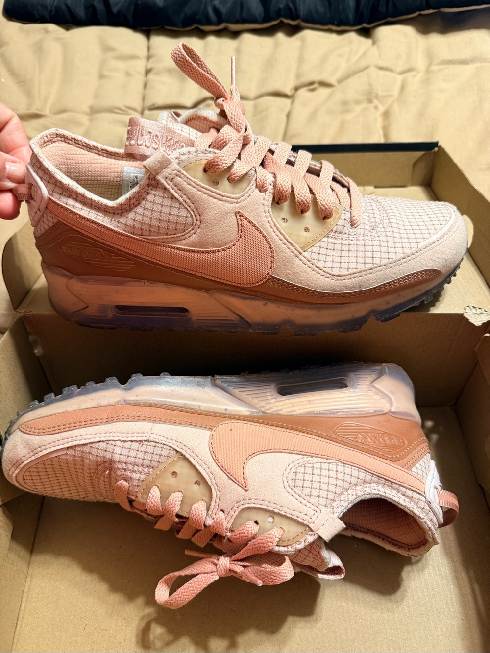 Nike Women’s Pink Air Max Fashion Sneakers